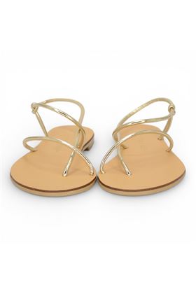 Sandalo donna Nicolas Lainas colore platino. NICOLAS LAINAS | 67G-ORO